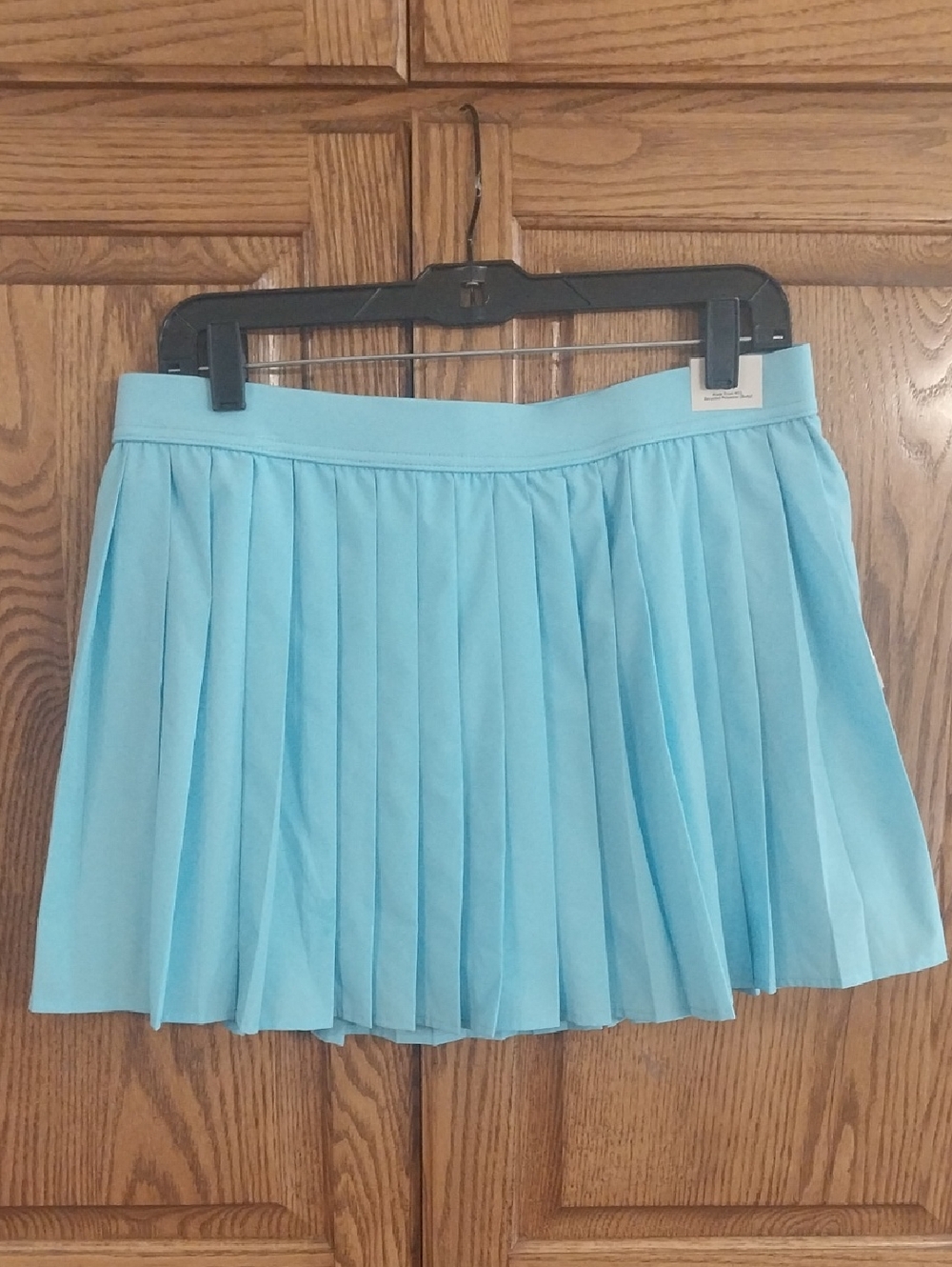 Tennis Golf Skort NWT Pull-on Pleated Mini Sz Large 12/14 Blue Activewear Sporty